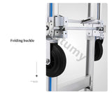 Caminhão De Mão De Logística Expressa, Carrinho Dolly Dobrável, Toda A Placa Plana De Alumínio, Manuseio De Carrinho De Carga