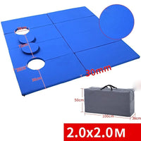 AOOKMIYA Camping Tent Mat, Outdoor, Ultra Light Oxford Cloth Leather Thickening Waterproof Foam Mat, Nature Hike, Tourist Picnic Supplies