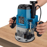 Carpintaria Elétrica Router Trimmer, 6 Engrenagens, Fresagem De Madeira, Gravura, Slotting, Máquina De Corte, Ferramentas Elétricas Profissionais
