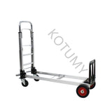 Carrinho dobrável portátil com rodas, Carrinho de bagagem, Carrinho de compras resistente, Caminhão de mão, Carrinho Dolly, 100kg, 200kg