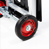 Carrinho dobrável portátil com rodas, Carrinho de bagagem, Carrinho de compras resistente, Caminhão de mão, Carrinho Dolly, 100kg, 200kg