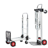Carrinho dobrável portátil com rodas, Carrinho de bagagem, Carrinho de compras resistente, Caminhão de mão, Carrinho Dolly, 100kg, 200kg