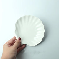 AOOKMIYA AOOKMIYA  Ceramic Heart shape Color Palette Watercolor Painting Dish Water Powder Dish Chinese Painting White Porcelain Color Palette
