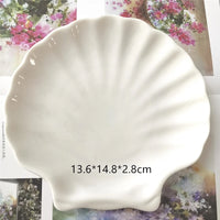 AOOKMIYA AOOKMIYA  Ceramic Heart shape Color Palette Watercolor Painting Dish Water Powder Dish Chinese Painting White Porcelain Color Palette
