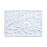 AOOKMIYA  Ceramic Rectangle Color Palette Watercolor Painting Dish Water Powder Dish Chinese Painting White Porcelain Color Palette