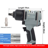 Chave De Impacto Pneumática, Auto Reparo Profissional, Ferramentas De Ar, Chaves Chaves, 680-900N.M, 1/2”