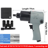 Chave De Impacto Pneumática, Auto Reparo Profissional, Ferramentas De Ar, Chaves Chaves, 680-900N.M, 1/2”