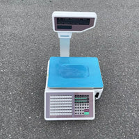 Cheap Wifi Rs232 Led15kg 30kg Digital Cashier Scale Bar Code Label Printing Scale with Printer Supermarket Scale