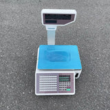 Cheap Wifi Rs232 Led15kg 30kg Digital Cashier Scale Bar Code Label Printing Scale with Printer Supermarket Scale