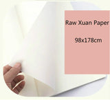 Chinese Calligraphy Xuan Paper Thicken Drawing Paper Chinese Painting Raw Xuan Paper Calligraphy Practice Ripe Rice Papier