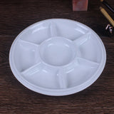 AOOKMIYA Circular Ceramic Palette plum blossom Chinese Painting Calligraphy Pigment With cover