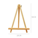 AOOKMIYA Classroom Students Artist Exhibition Art Craft Wooden Display Stand Holder Painting Easel Shelf