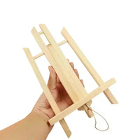 AOOKMIYA Classroom Students Artist Exhibition Art Craft Wooden Display Stand Holder Painting Easel Shelf