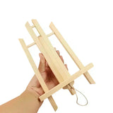 AOOKMIYA Classroom Students Artist Exhibition Art Craft Wooden Display Stand Holder Painting Easel Shelf