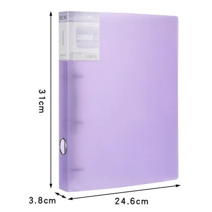 Polypropylene A4 Ring Binder File at Rs 51 in Sonipat | ID: 7081800162