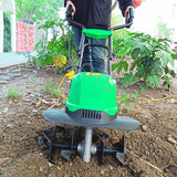 Coletor elétrico de micro planta, Máquina arar para pomar, Cortador de grama de jardim, Equipamento solto, 1500W