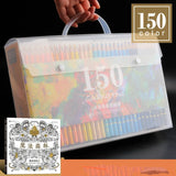 Colored Pencil Water-soluble Color Pencil Set 150 Color Professional Painting Pencil Hand Painted Children Kindergarten Beginner