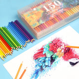 Colored Pencil Water-soluble Color Pencil Set 150 Color Professional Painting Pencil Hand Painted Children Kindergarten Beginner