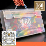Colored Pencil Water-soluble Color Pencil Set 150 Color Professional Painting Pencil Hand Painted Children Kindergarten Beginner