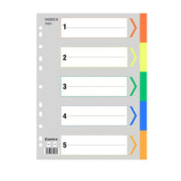 Colorful A4 File Separators Archivador A4 Binder Spacers PP Plastic Bi –  AOOKMIYA