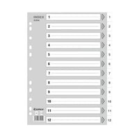 Colorful A4 File Separators Archivador A4 Binder Spacers PP Plastic Binder Dividers For A4 Binder Folder 2/3/4 Rings Binder Tab