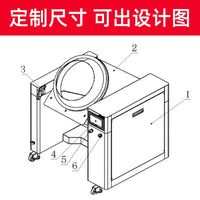 Commercial Electric Stir Fry Machine Automatic Smart Cooking Robot Rice Cooker Roller Pot