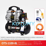Compressor De Ar Silencioso Industrial, Compressor De Ar Livre De Óleo, Bomba De Alta Pressão, Baixo Ruído, Compressor De Ar Do Carro, 220V, 8L