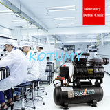 Compressor De Ar Silencioso Industrial, Compressor De Ar Livre De Óleo, Bomba De Alta Pressão, Baixo Ruído, Compressor De Ar Do Carro, 220V, 8L