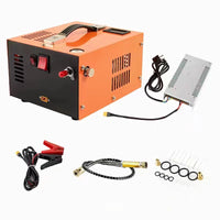 Compressor de ar do PCP com transformador, bomba de alta pressão, rifle do ar, bomba do carro, 12V, 110V, 220V