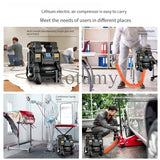 Compressor de ar silencioso sem óleo, Bomba de alta pressão, Compressor de ar industrial para pintura automotiva