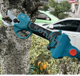 Cordless recarregável Pruner elétrico, Poda Tesoura, Fruit Tree Potted Poda Ferramenta Elétrica, Chain Saw