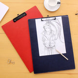 Couro do plutônio a3 clipboard grande papel de desenho tablet preto marrom almofada de escrita crianças desenho placa