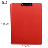 Couro do plutônio a3 clipboard grande papel de desenho tablet preto marrom almofada de escrita crianças desenho placa