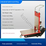 Crawler-Type Escada Escalada Carro, Folding Hand Trolley, Carrinho de trabalho, carga pesada, subir escadas, caminhão Trolley