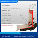 Crawler-Type Escada Escalada Carro, Folding Hand Trolley, Carrinho de trabalho, carga pesada, subir escadas, caminhão Trolley