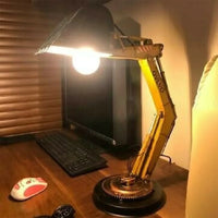 Creative Digger Desk Lamp Excavator Night Light For Children Table Reading Home Decorative LED 2022