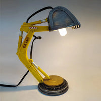 Creative Digger Desk Lamp Excavator Night Light For Children Table Reading Home Decorative LED 2022