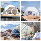 Custom PVC waterproof glamping winter hotel dome tent hotel