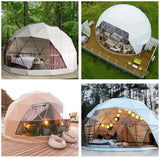 Custom PVC waterproof glamping winter hotel dome tent hotel