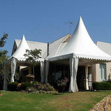 Customizable 5x5m Hot Galvanized White Outdoor Pyramid Tent for Event Wedding Party