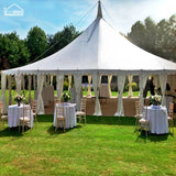 Customizable 5x5m Hot Galvanized White Outdoor Pyramid Tent for Event Wedding Party