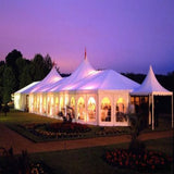Customizable 5x5m Hot Galvanized White Outdoor Pyramid Tent for Event Wedding Party