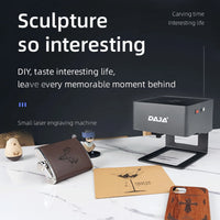 DAJA DJ6 Laser Engraver DIY Marking Portable Engraving Machine for DIY Handcraft Logo Mark Printer 80x80mm Carving Area with 4PC