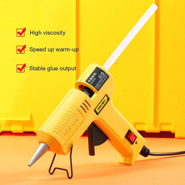 DELI 80W Hot Melt Glue Gun Set With Glue Stick Industrial Mini 20W Glu –  AOOKMIYA
