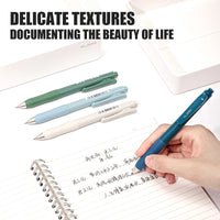 DELI Bullet-tipped Pens 4 X 4 Colours 0.5mm Non-breakable Soft Rubber Sheath Smooth Unisex Pens Durable Office Supplies