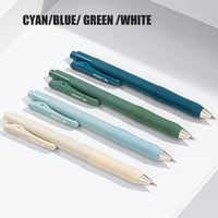 DELI Bullet-tipped Pens 4 X 4 Colours 0.5mm Non-breakable Soft Rubber Sheath Smooth Unisex Pens Durable Office Supplies