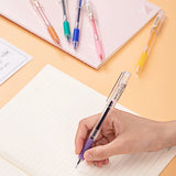 DELI Color Gel Pen 6 Colors Set 0.5mm Colorful Hightlight Writing Pen School Stationery Gel Ink Pens