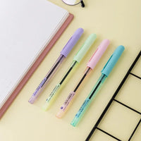 DELI Cute Ballpoint Pen Macaroon Color Blue Ink 0.7 mm Smooth Writing Tools School Ball Point Pen