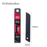 DELI Cutter Blade Replacement for Ultility Cutting Knife SK5 Material Sharp Blade Refills Cutting Tools