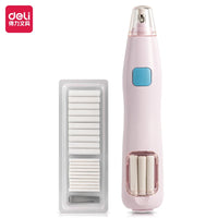 DELI Electric Erasers Battery Operated Low Noise Non-marking Erasers for Homework, Industrial Design Study Office Supplies